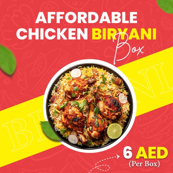 Affordable Chicken Biryani Box